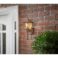1-Light Outdoor Wall Lantern Sconce, Rustic Bronze - Image 3