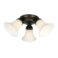 17.5" 3-Light Lamp Fixture, Oil-Rubbed Bronze