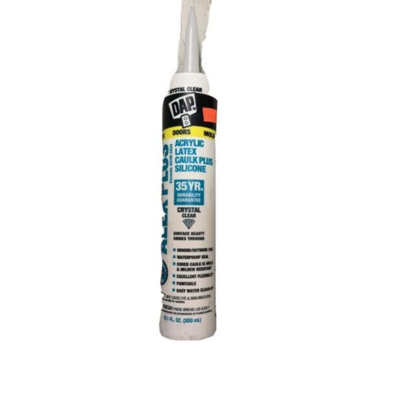 DAP 10.1 oz. Crystal Clear Caulk - Image 2