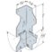 Simpson Strong-Tie 1-7/16" x 1-7/16" x 4-1/2" 18-Gauge Zmax Framing Angle - Image 2