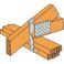Simpson Strong-Tie LTS12 12" 18-Guage Galvanized Twist Strap - Image 3