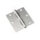 3-1/2" x 3-1/2" Brass Plated Square Hinge w/ Screws