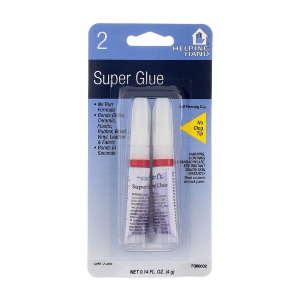 Helping Hand .07 Oz Super Glue, 2 count