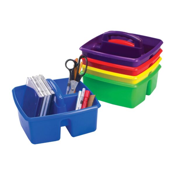 Pen+gear Plastic Supply Caddy, Craft Organizer with Handle - Image 3
