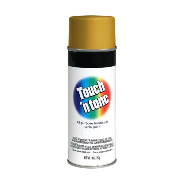 Touch N Tone Spray Paint 55284830, 10 oz, Metallic Gold
