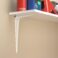 10" x 12" Shelf Bracket, White - Image 3