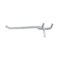 8" Single Straight Peg Hooks