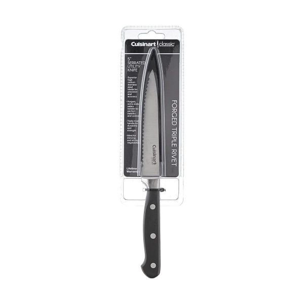 Cuisinart Triple Rivet Collection 5" Serrated Utility Knife