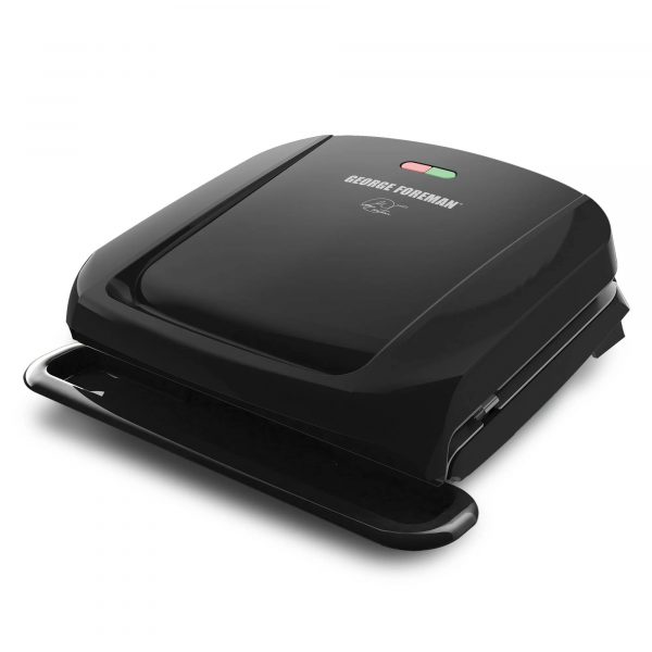 George Foreman GRP1060B 4-Serving Electric Grill, Black