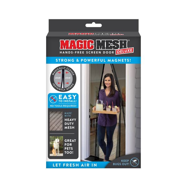 Magic Mesh Deluxe Hands Free Magnetic Screen Door